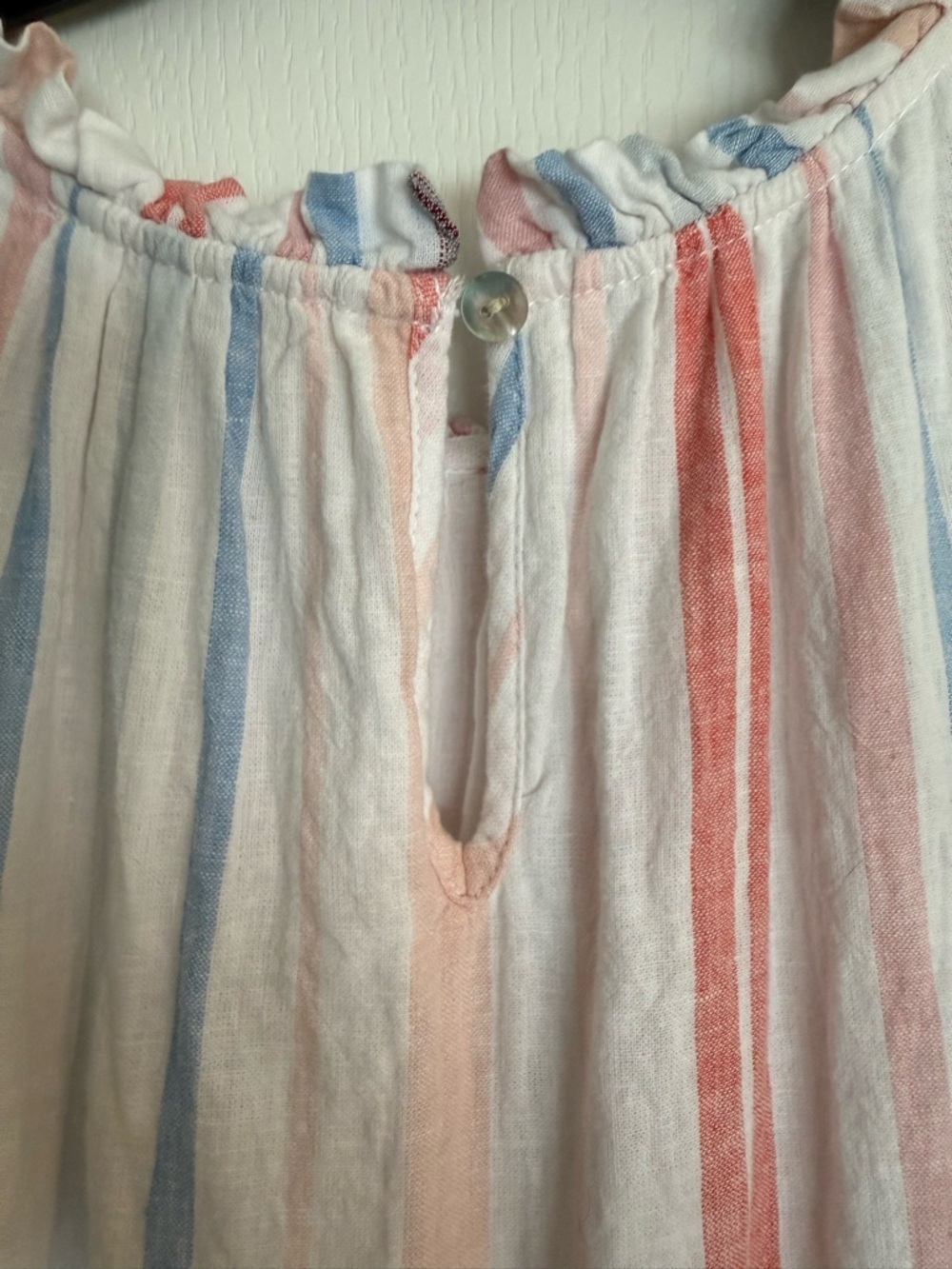 Women’s beachlunchlounge Sleeveless Tiered Stripe Dress Lined Size Medium - Picture 6 of 9